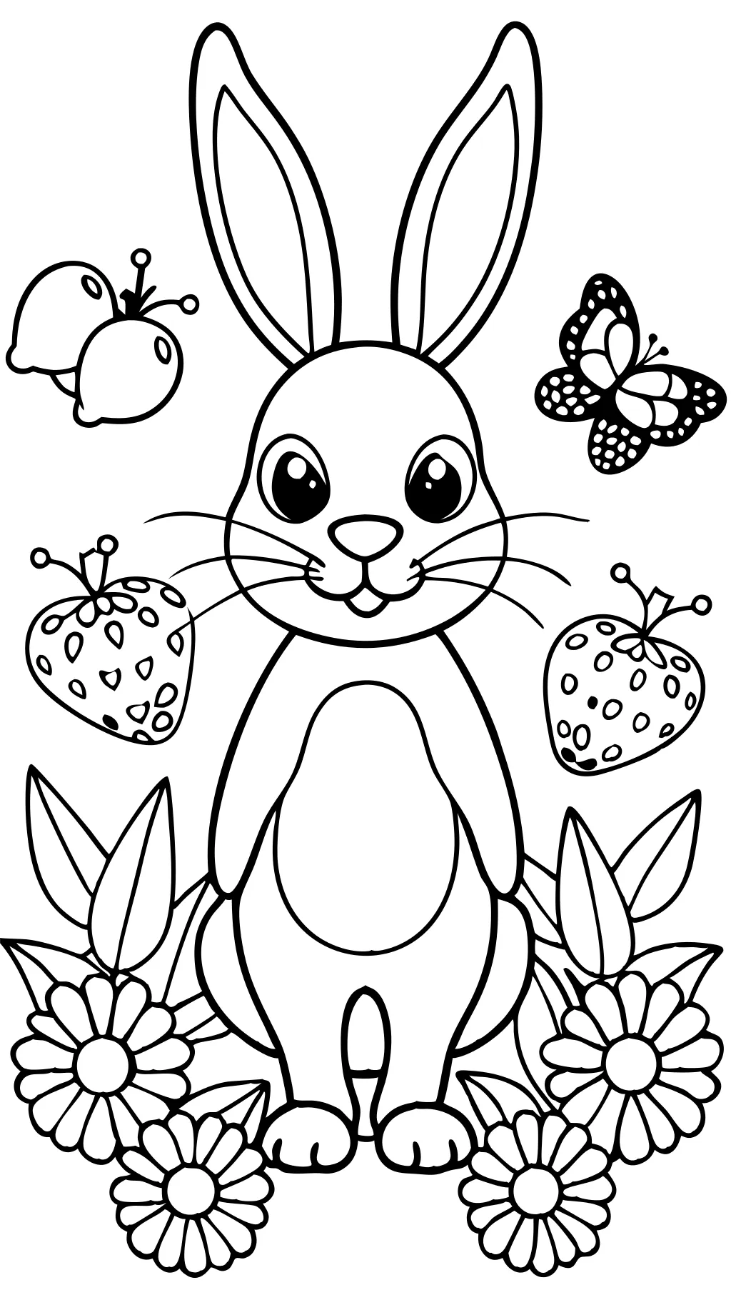 coloriage lapin